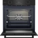 Электрический духовой шкаф Beko BBIS17300BCS, чёрный, 12 режимов, утапливаемые поворотные переключатели, каталитическая очистка, телескопические направляющие