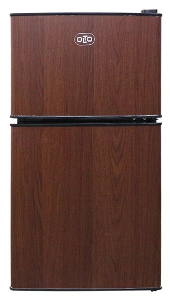 Холодильник Olto RF-120T, wood, 118 л, внешнее покрытие-металл, размораживание - ручное, 42.5 см х 86.8 см х 44.5 см