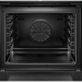 Электрический духовой шкаф Bosch HBG675BB1, черный, Serie 8, переключатель Control Ring, пиролитическая очистка 