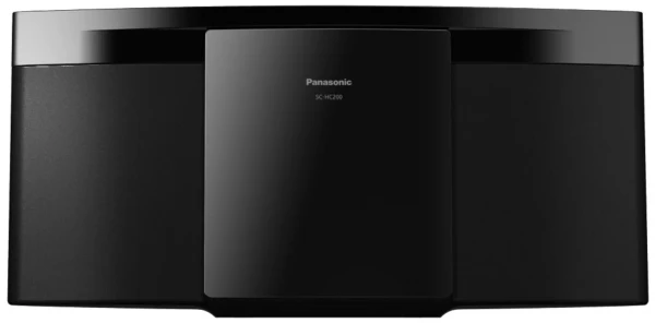 Микросистема Panasonic SC-HC200EE-K, черный, эквалайзер, громкость воспроизведения