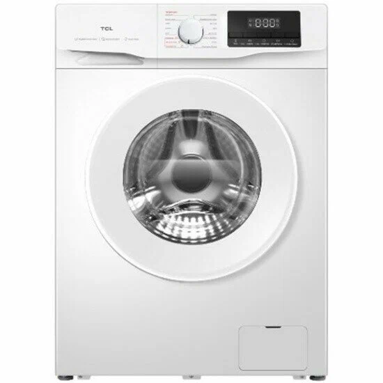 Стиральная машина TСL TWOF-607W10W1, белая, с фронтальной загрузкой, с паром, 7кг, 1000об/мин, инверторная