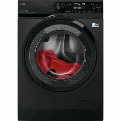 Стиральная машина с сушкой AEG LWR73166OE 7000 Series, чёрная, 10/6 кг, 1600 об/мин, 10 режимов, инверторная