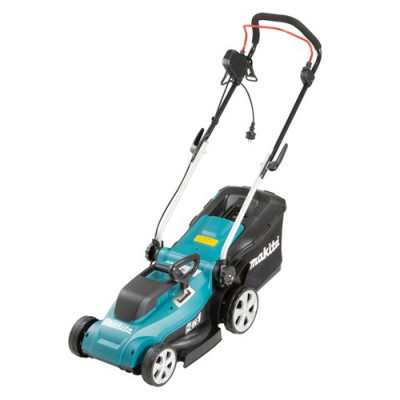 Газонокосилка Makita ELM3320, регулировка ручки по высоте, складная ручка, мощность 1200 Вт