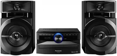 Музыкальный центр PANASONIC SC-UX100EE-K, черный, эквалайзер, громкость воспроизведения
