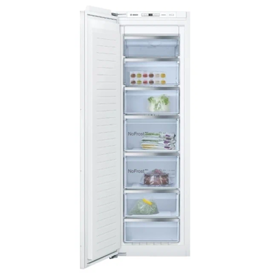 Встраиваемый морозильник Bosch GIN81AEF0, 235л, инверторный, No Frost, A+