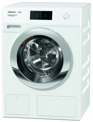Стиральная машина Miele WCR 870 WPS Chrome Edition, белый, 9 кг, 1600 об/мин, 27 программ, инверторная