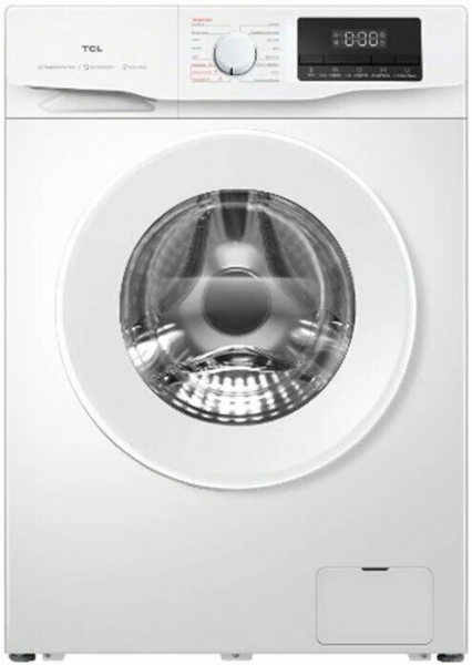 Стиральная машина TCL TWOP-607W14W1 белый, 1400 об/мин, 7 кг, управление электронное, с дисплеем, инверторный 