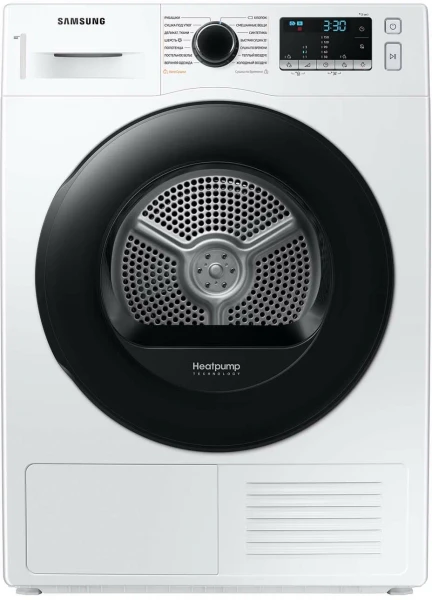 Сушильная машина Samsung DV90TA040AE/LP, загрузка 9 кг, A++, 14 программ сушки, конденсационная