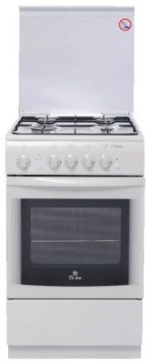 Газовая плита De Luxe 5040.36г кр, белый