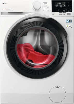 Стиральная машина AEG LFR61144BE 6000 Series, белая, 10 кг, 1400 об/мин, 10 режимов, инверторная