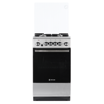 Газовая плита DE LUXE 5040.41гэ(кр)чр 010 (516100) нерж. сталь