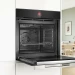Электрический духовой шкаф Bosch HBG7241B1, Serie 8, черный, AquaClean, переключатели сенсорные