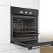 Электрический духовой шкаф Bosch HBF011BA0Q, черный, Serie 2, традиционная очистка, 5 режимов 