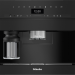 Кофемашина встраиваемая MIELE CVA 7440 OBSW, работает с зернами и молотым кофе, капучинатор, 20 рецептов кофе и чая