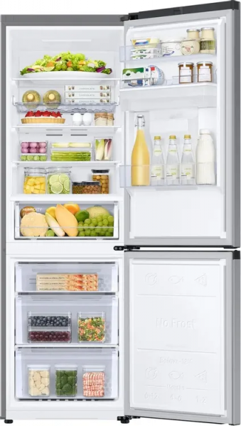 Холодильник Samsung RB34C632ESA/EF, графит