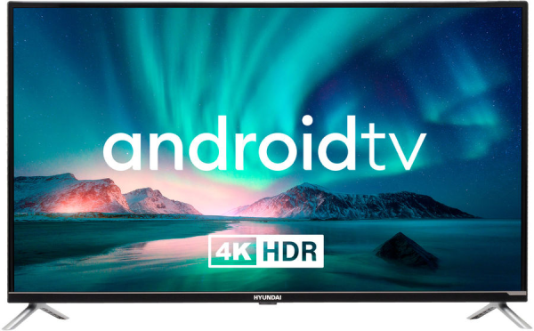43" Телевизор Hyundai H-LED43BU7008, 4K Ultra HD, черный