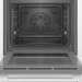 Электрический духовой шкаф BOSCH HBG517EW0R, белый, Serie 6, традиционная очистка, телескопические направляющие, 7 режимов 