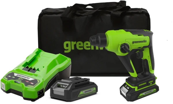 Перфоратор Greenworks GD24SDS1 3803107UA