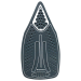 Утюг Аксинья КС-3001 (черный/фиолетовый)