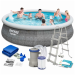 Бассейн Bestway Fast Set 57372 серый