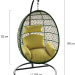 Подвесное кресло Loftyhome Miracle 1919 Olive/Olive