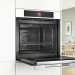 Электрический духовой шкаф Bosch HBG7741W1, Serie 8, пиролитическая очистка, белый, сенсорные управление 