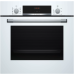 Духовой шкаф Bosch HBF534EW0Q, белый,  Serie 4, 8 режимов, EcoClean, телескопические направляющие