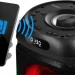 Портативная акустика SVEN PS-770, мощность 2x50 Вт (RMS), Bluetooth, FM-радио, USB, microSD, LED-дисплей