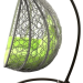 Подвесное кресло Loftyhome Noni 1147 Grey Spots/Green