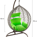 Подвесное кресло Loftyhome Noni 1147 Grey Spots/Green