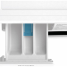 Стиральная машина Gorenje W2NHPI72SCSIRV, белая, 7 кг, 1200 об/мин, 15 программ, инверторная 