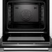 Электрический шкаф-пароварка шкаф Bosch HSG636ES1, Serie 8, нержавеющая сталь, EcoClean, переключатель Control Ring, 12 режимов