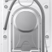 Стиральная машина Samsung WW80A6S28AE/LD, white/black