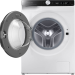 Стиральная машина Samsung WW80A6S28AE/LD, white/black