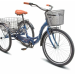 Велосипед STELS Energy-III 26" K010*LU098804*LU092456 *16" Синий/золотой (1+1)корзина