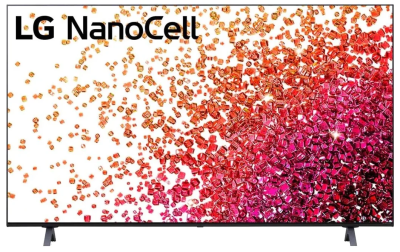 65" Телевизор LG 65NANO756PA NanoCell, LED, HDR (2021), черный