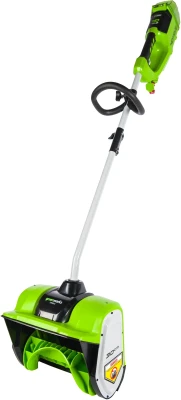 Снегоуборщик Greenworks GD40SS (без АКБ), несамоходный, аккумуляторный,  двигатель бесщеточный