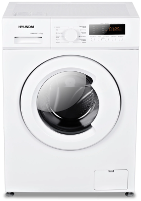Стиральная машина Hyundai WME6003, белый,6кг, 1000об/мин, инверторная, с фронтальной загрузкой, с паром