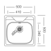 Кухонная мойка Kromevye EC 176 D