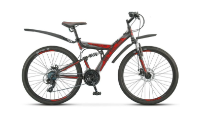 Велосипед STELS Focus MD 24" 18-SP V010*LU098194*LU091325 *16" Красный/чёрный