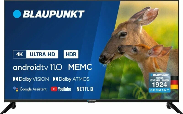 Телевизор BLAUPUNKT 43UGC6000T Безрамочный