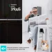 Холодильник трехкамерный HARPER RH6966BW, 628 л, Total No Frost, А++, инверторный, black glass