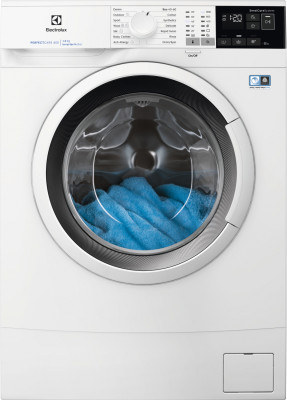 Стиральная машина Electrolux EW6SN406WI PerfectCare 600, белая, 8 кг, 1000 об/мин, инверторная, 14 программ 