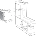 Электрический духовой шкаф Gorenje BO6725E02WG, белый, 10 режимов, очистка  паром AquaClean