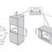 Духовой шкаф GORENJE BO6735E02BK 738376, чёрный, 11 режимов, очистка паром AquaClean, 77 л, поворотные переключатели