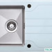 Кухонная мойка ZorG GS 7850 (белый)