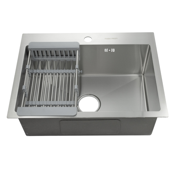 Врезная кухонная мойка Fabia Profi 60453 0.8/200, 60х45см, нержавеющая сталь Врезная кухонная мойка Fabia Profi 60453 0.8/200, 60х45см, нержавеющая сталь