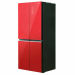Холодильник Side by Side Centek CT-1745 Red, 503 л, NO FROST, класс A++, инверторный, сенсорное управление