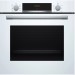 Электрический духовой шкаф Bosch HBA534BW0, белый, EcoClean, Serie 4, 7 режимов, поворотные переключатели