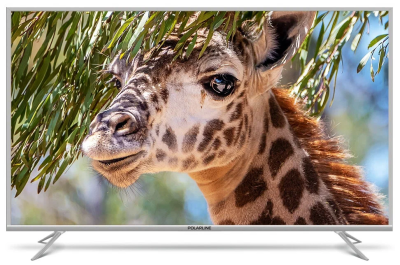 65" Телевизор Polarline 65PU51TC-SM 2018 LED, серебристый, Ultra HD, SMART TV, стереозвук